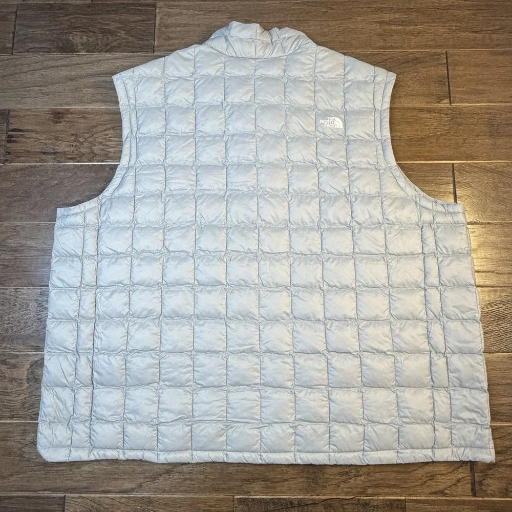 The‎ North Face Thermoball Eco Vest Men 5XL Grey Puffer Insulated Outerwear $180